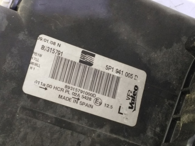 Faro izquierdo Seat Leon 2 1P1