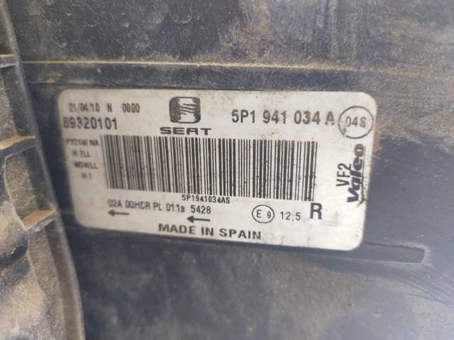 5P1941034A VAG Faro derecho  comprar en Lleida