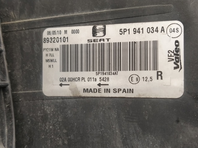VAG 5P1941034A Faro derecho  comprar en Albacete