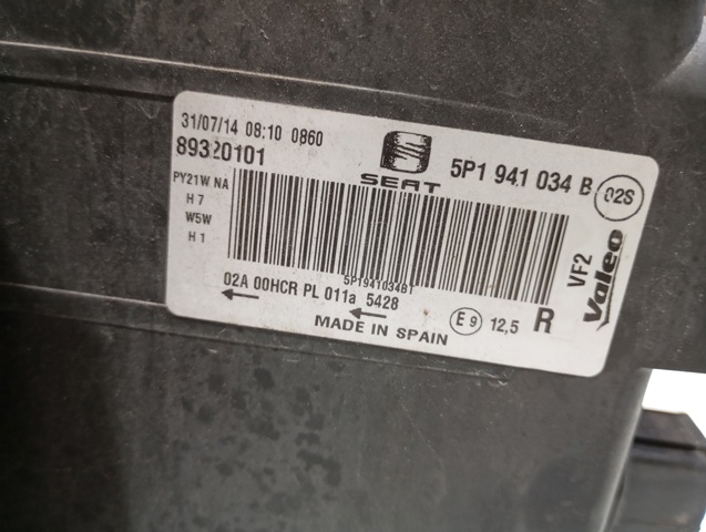 VAG 5P1941034B Faro derecho  comprar en Albacete