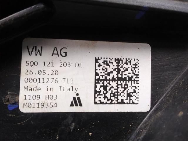 5Q0121203DE VAG Difusor del radiador de refrigeración con motor y hélice  disponible Alicante
