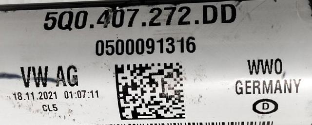 5Q0407272DD VAG Semieje delantero derecho  comprar en Lleida