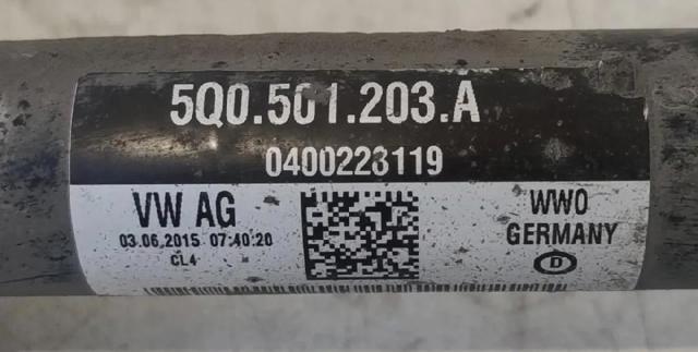 5Q0501203A Semieje trasero izquierdo  disponible Burgos