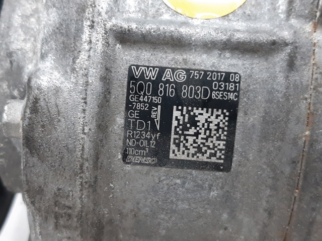 5Q0816803D VAG Compresor de aire acondicionado  comprar en Lleida