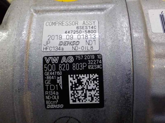 5Q0820803P Compresor de aire acondicionado comprar Almería