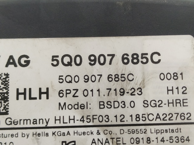 VAG 5Q0907685C Sensor de ángulo muerto trasero  comprar en Murcia