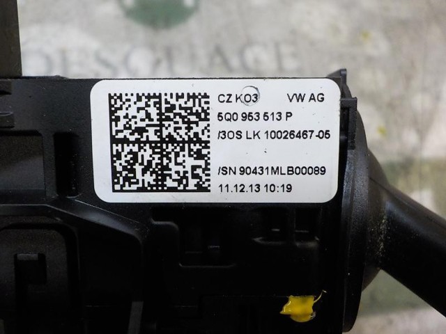 Conmutador en la columna de dirección completo Seat Leon 3 5F1