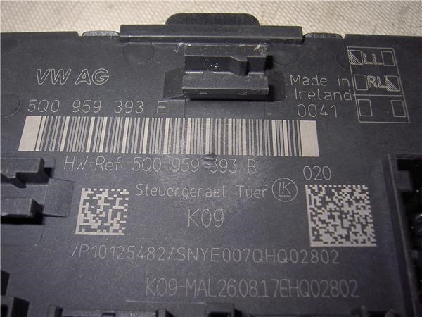 VAG 5Q0959393E Unidad de confort de la puerta delantera comprar Pamplona