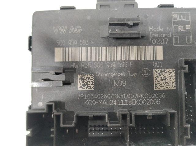 5Q0959593F VAG Unidad de confort de la puerta delantera  en stock Gandía