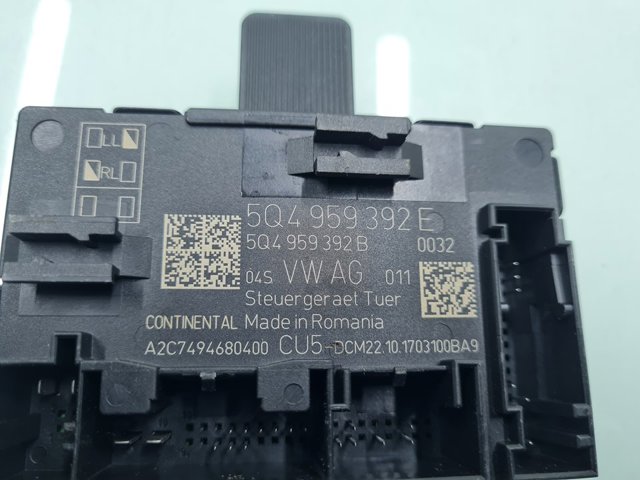5Q4959392E VAG Unidad de confort de la puerta delantera  comprar en Lleida