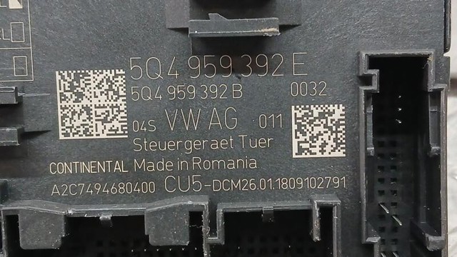VAG 5Q4959392E Unidad de confort de la puerta delantera  disponible Lugo
