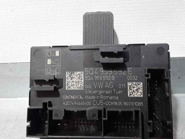 5Q4959592E VAG Unidad de confort de la puerta delantera  en stock Gandía