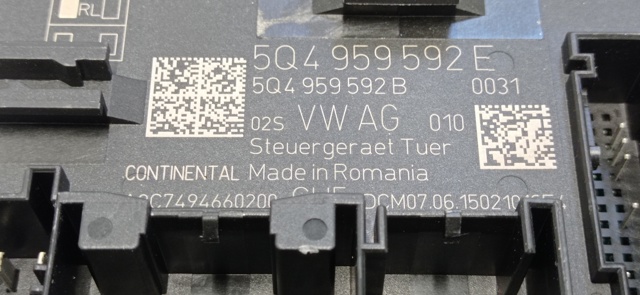 VAG 5Q4959592E Unidad de confort de la puerta delantera  comprar en Albacete