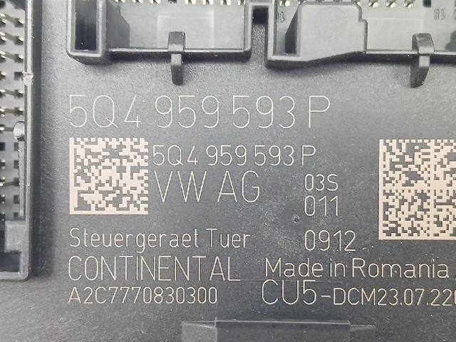 VAG 5Q4959593P Unidad de confort de la puerta delantera comprar Tarragona