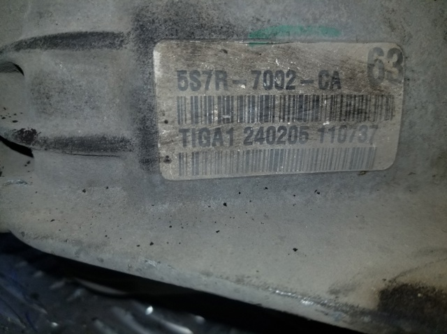 Caja de cambios mecánica 5S7R7002CA FORD