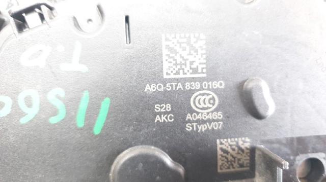 5TA839016Q Cerradura de la puerta trasera derecha  comprar en Pontevedra