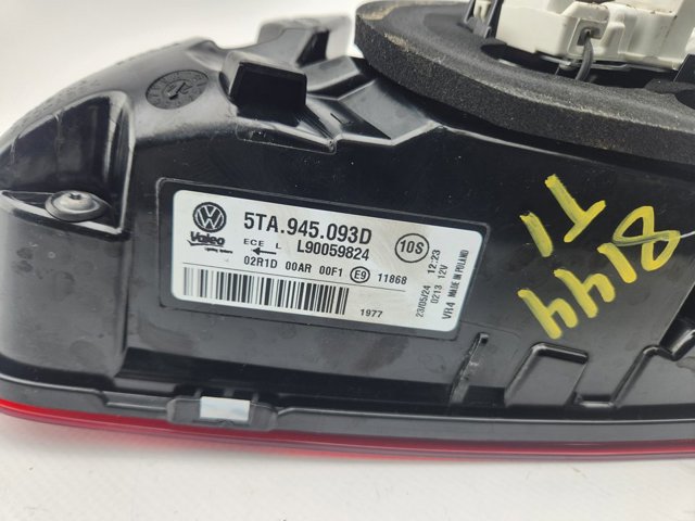VAG 5TA945093D Piloto trasero interior izquierdo  en stock Salamanca