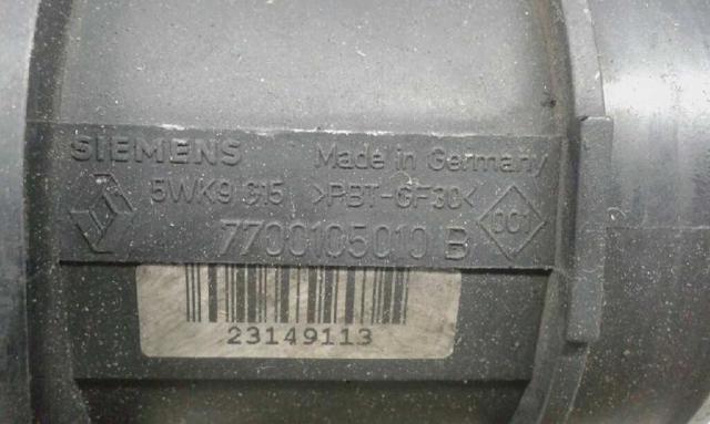 5WK9615 RENAULT Sensor de flujo de masa de aire  disponible Alicante