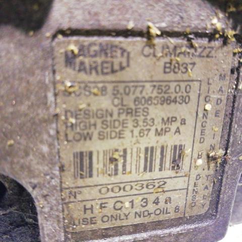 FIAT 606596430 Compresor de aire acondicionado  en stock Terrassa