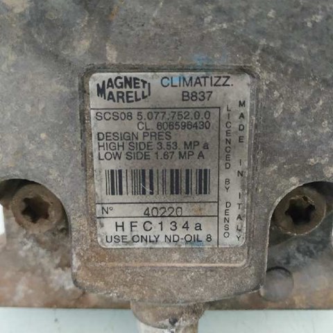 606596430 FIAT Compresor de aire acondicionado comprar Alcalá
