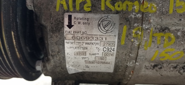 60693331 Compresor de aire acondicionado  disponible Málaga