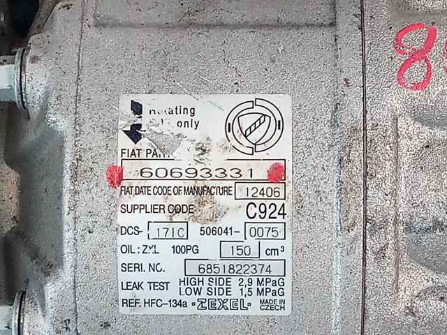 60693331 Compresor de aire acondicionado  comprar en Pontevedra