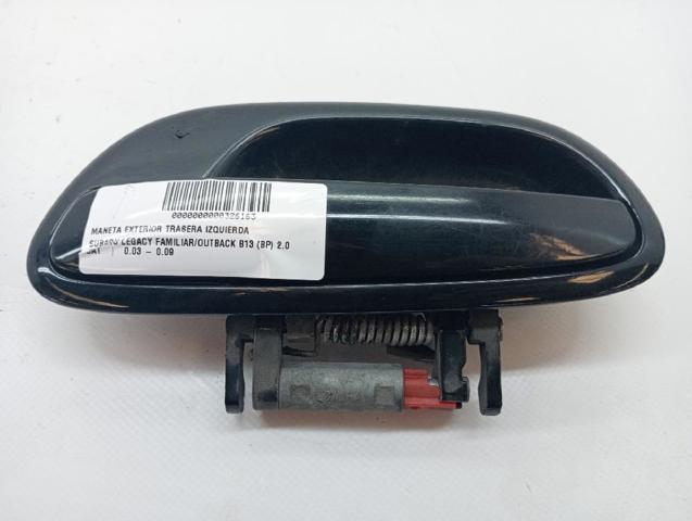 Tirador de puerta exterior trasero izquierdo 61022AG010BE Subaru