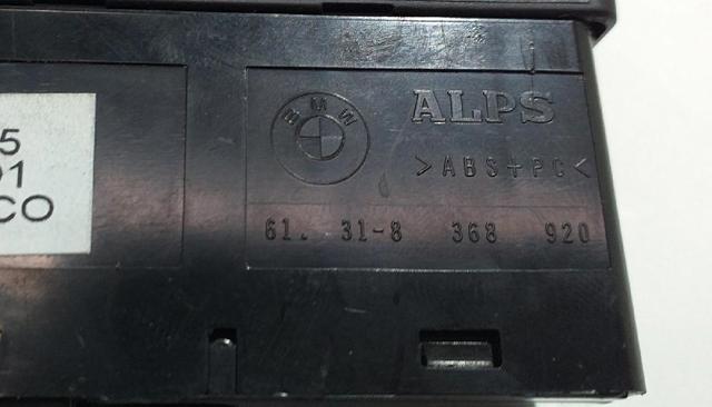 61318368920 BMW Boton de luz de emergencía  en stock Gandía
