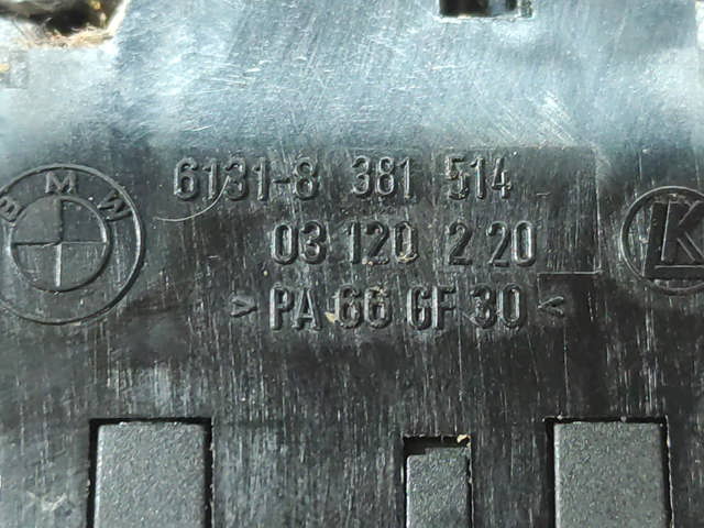 61318381514 Botón de encendido del motor del elevalunas delantero derecho  comprar en Reus