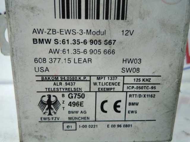 BMW 61356905667 Módulo de control del inmovilizador comprar Barcelona
