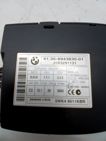 61356943830 BMW