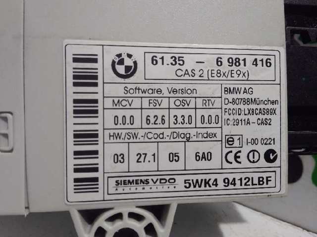 BMW 61356981416 Módulo de control del inmovilizador comprar Tarragona