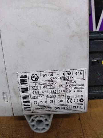 61356981416 BMW Módulo de control del inmovilizador  comprar en Oviedo
