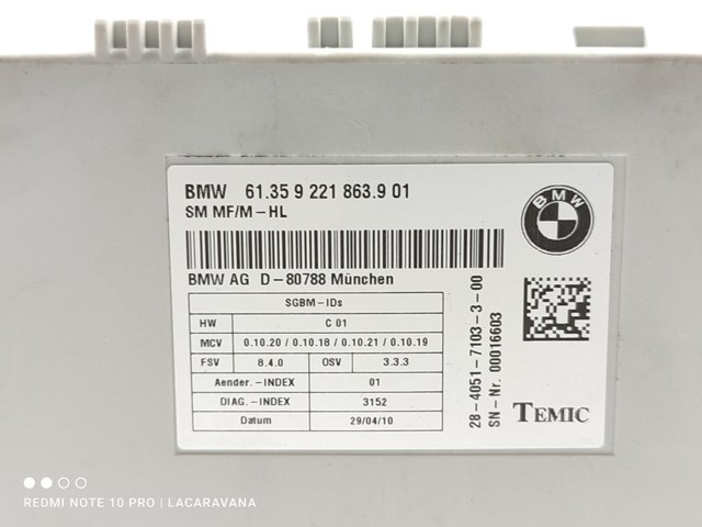 61359221863 BMW