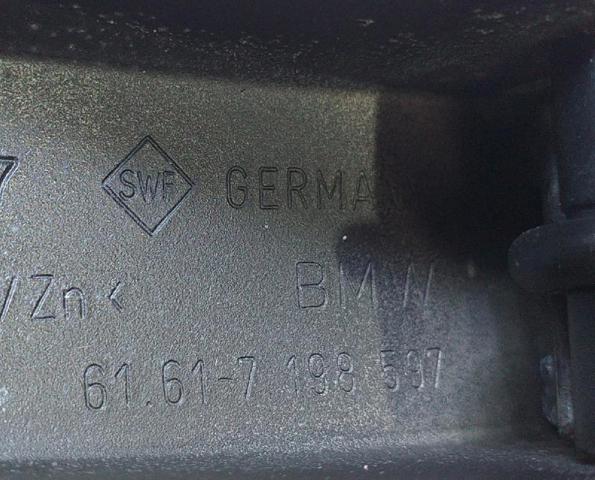 Brazo del limpiaparabrisas, lavado de parabrisas, luna delantera BMW 5 E61