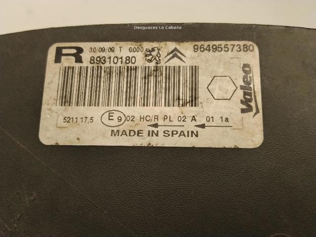 620637 PEUGEOT Faro derecho  comprar en Jaén