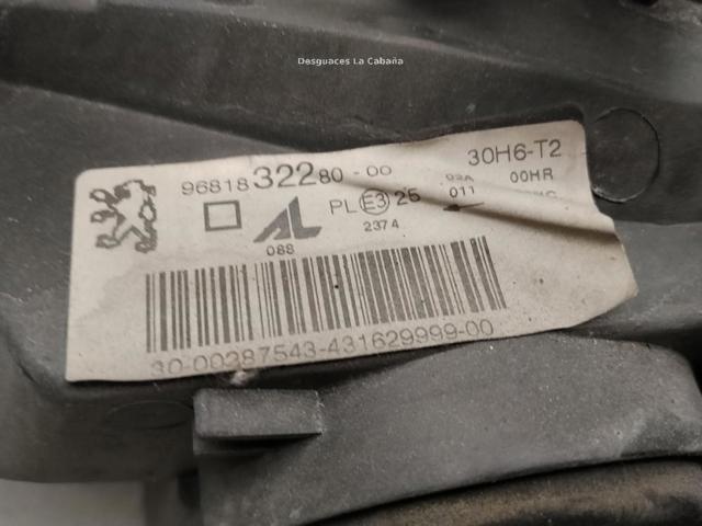 PEUGEOT 620686 Faro derecho  en stock Terrassa
