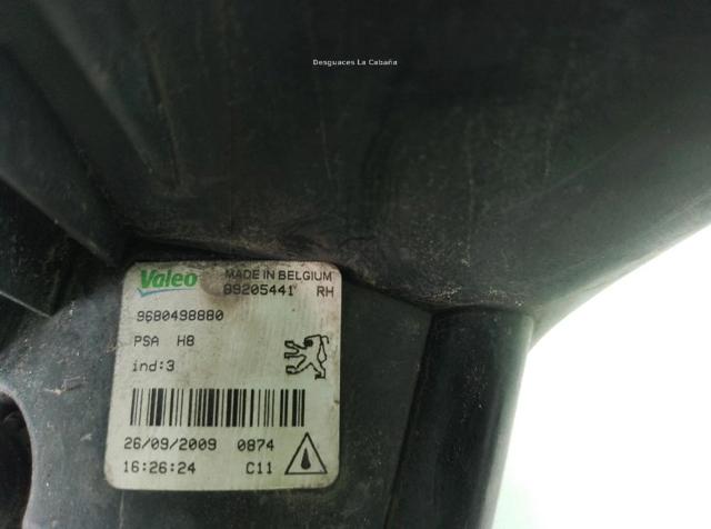 PEUGEOT 6206F0 Faro antiniebla derecho  comprar en Murcia