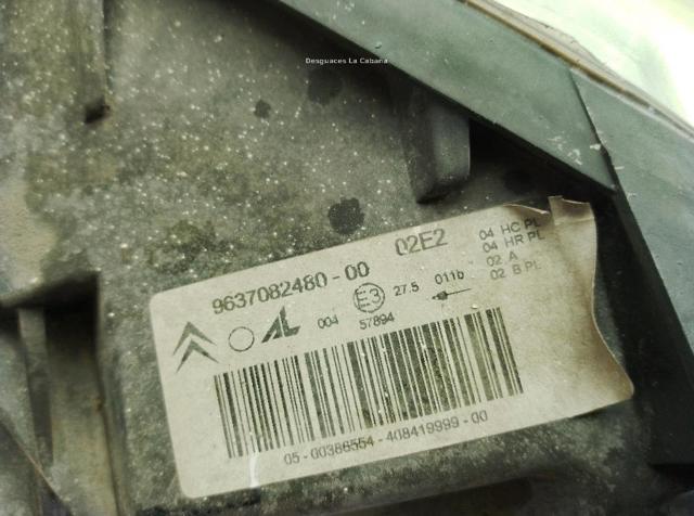 6206J7 PEUGEOT Faro derecho  comprar en Oviedo