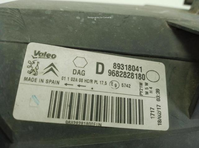 6206K6 Faro derecho  en stock Granada