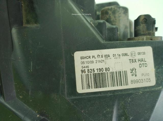 6206N9 PEUGEOT Faro derecho comprar Alcalá