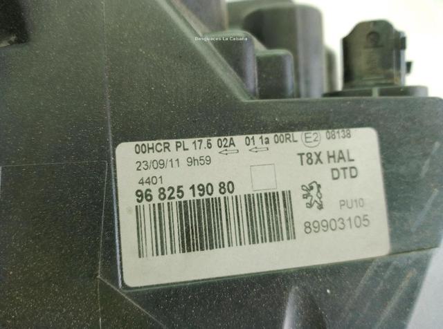 PEUGEOT 6206N9 Faro derecho  comprar en Albacete