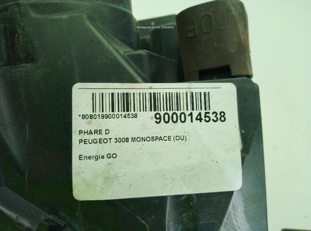 PEUGEOT 6206N9 Faro derecho  comprar en Albacete