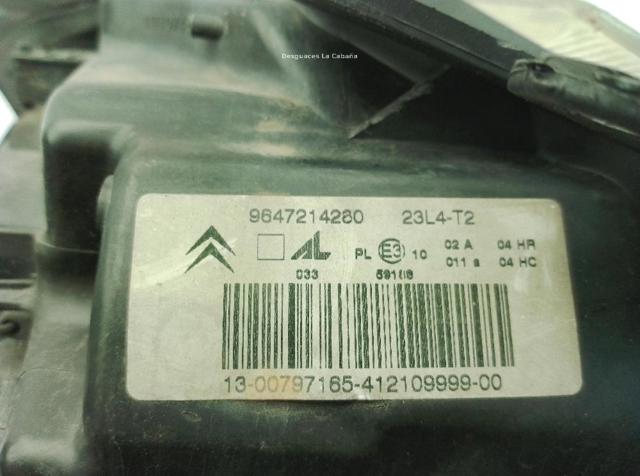 620885 PEUGEOT Faro izquierdo  disponible Alicante