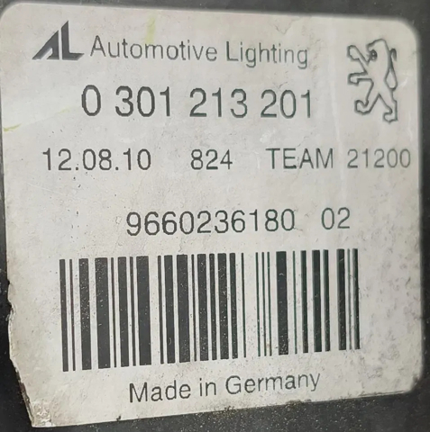 620890 PEUGEOT Faro izquierdo  disponible Alicante