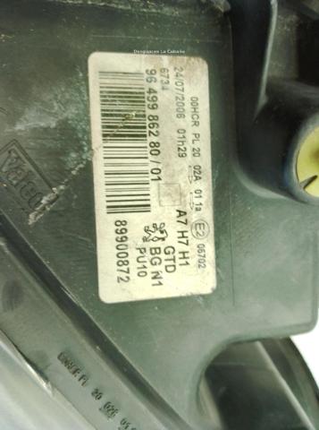 PEUGEOT 620895 Faro izquierdo comprar Pamplona