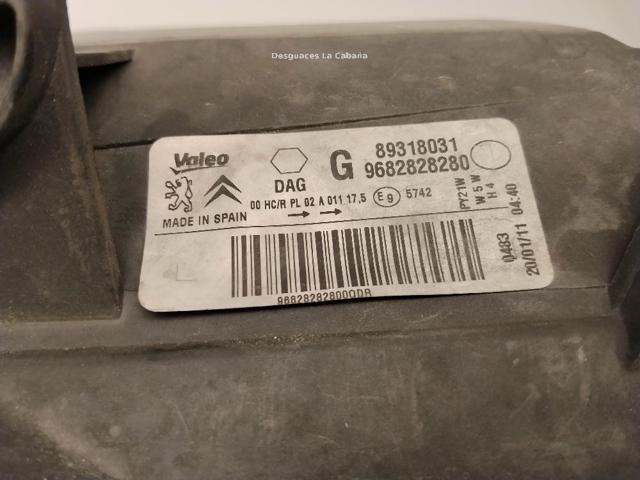 6208K6 PEUGEOT Faro izquierdo  comprar en Jaén