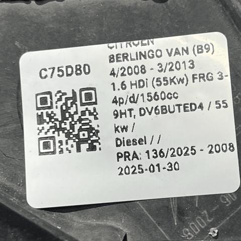 Optica delantera Citroen Berlingo  furgoneta comprar en España
