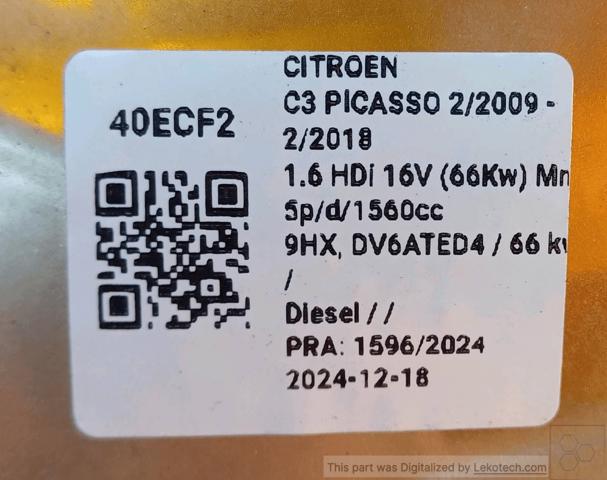 6208N5 Faro izquierdo  en stock Castellón