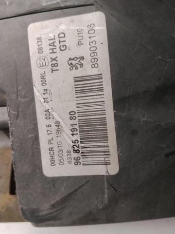PEUGEOT 6208N9 Faro izquierdo  disponible Lugo